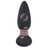 Black Velvets Plug vibrant Rimmer Velvet 11 x 4.2 cm Noir